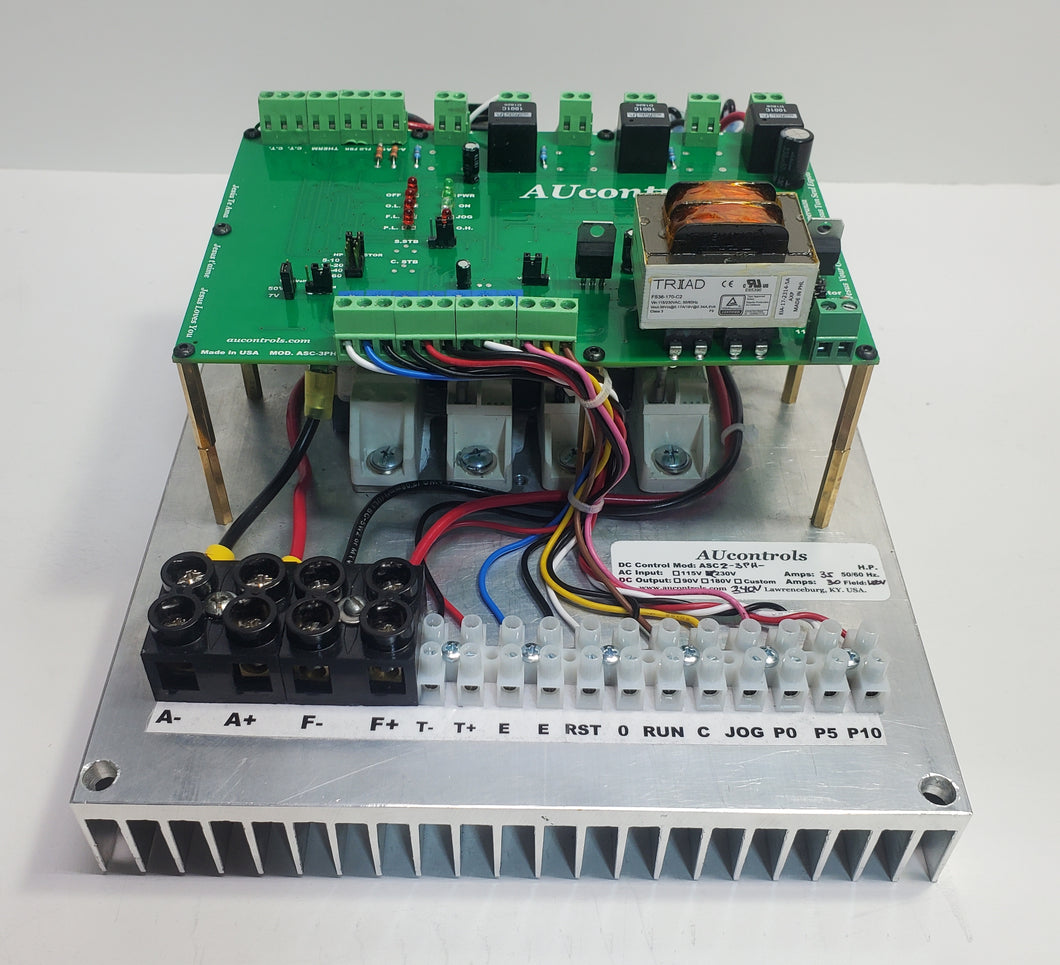 Speed Controller for 10HP-500V DC Motors, Mod. ASC3P4-10, Open Chassis