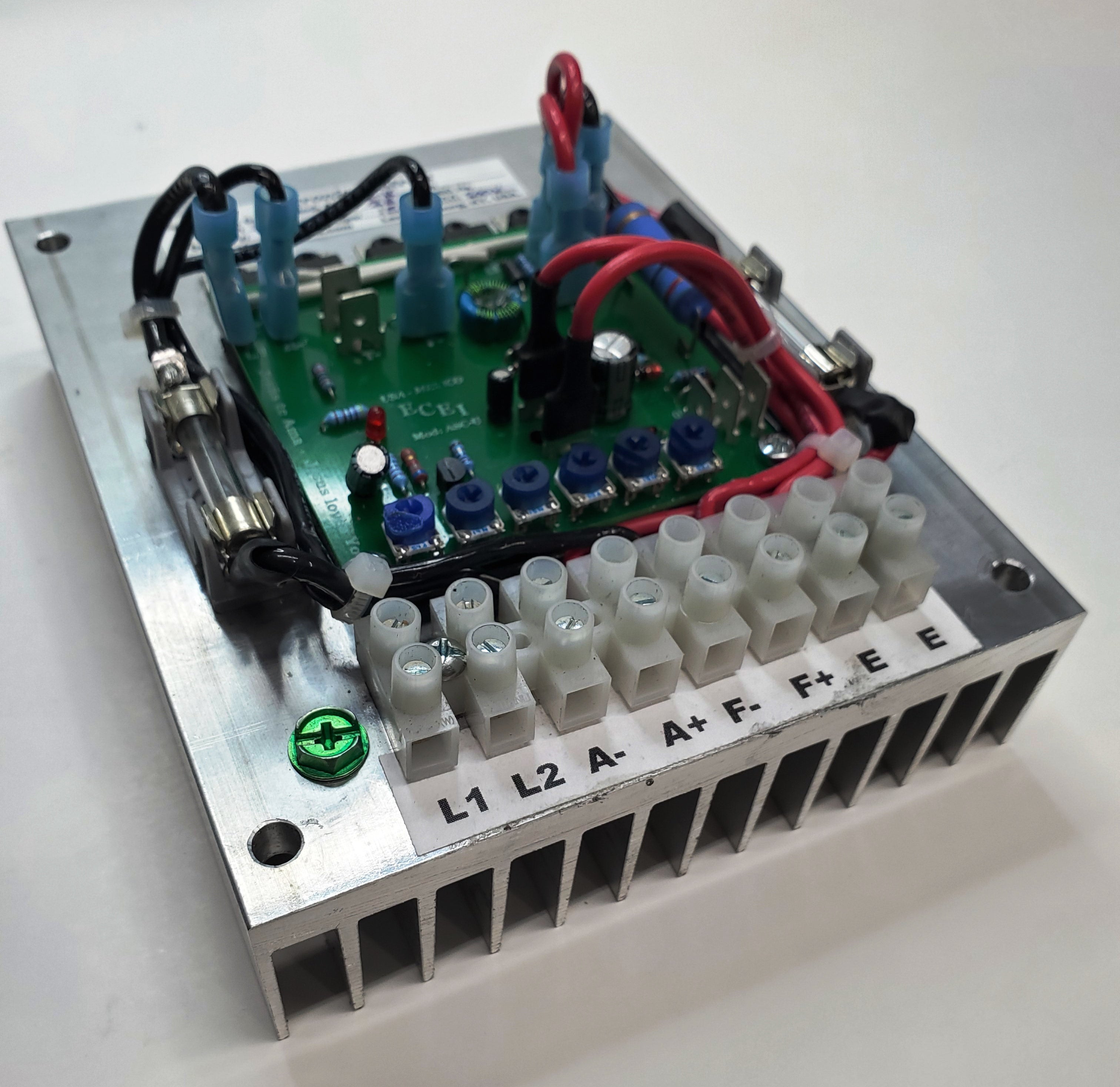 DC Motor Drive ASC2-2 For: 180V-2HP DC Motors, Open Chassis.